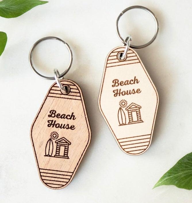 Beach House Keychain