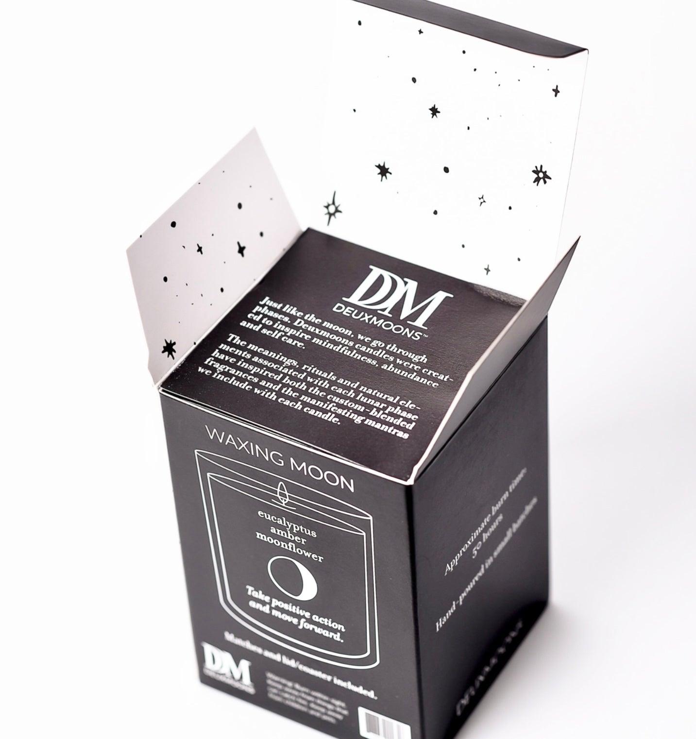 Deuxmoons Waxing Moon Candle