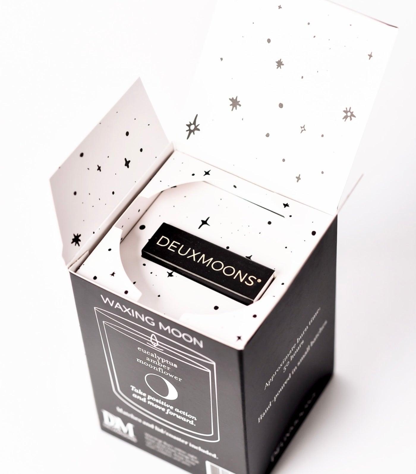 Deuxmoons Waxing Moon Candle