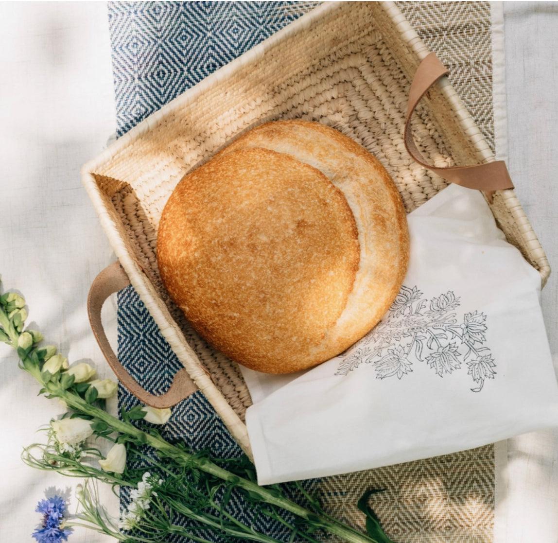 Handwoven Square Grass Basket
