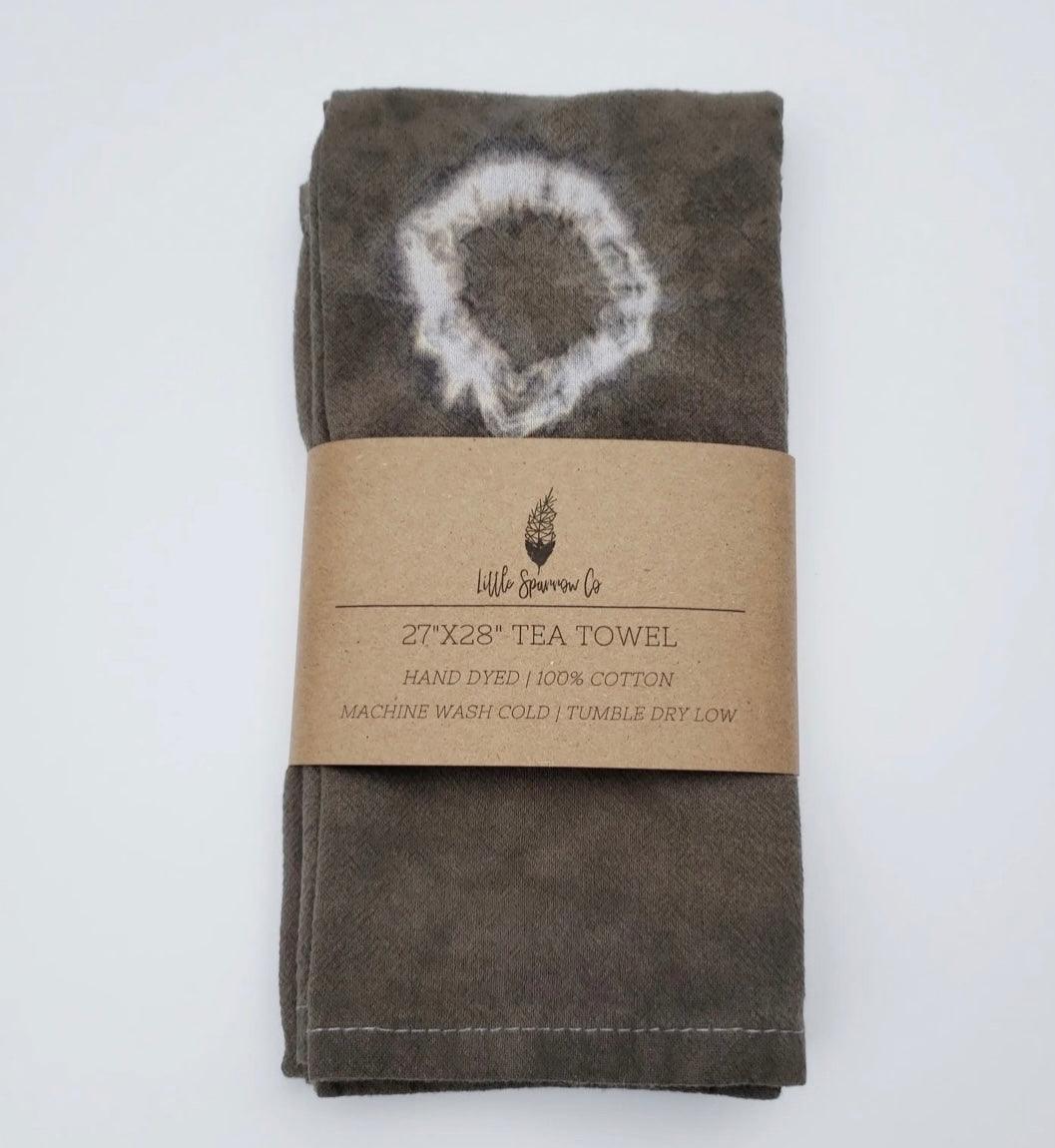 Hand Dyed Tea Towels