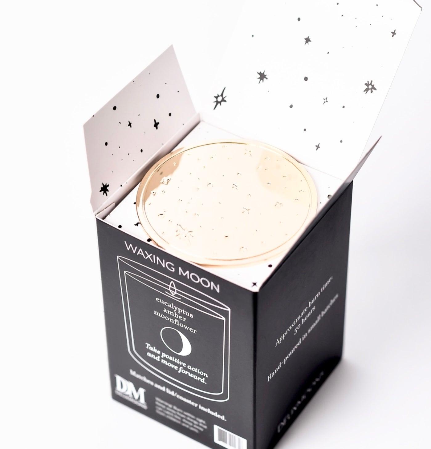 Deuxmoons Waxing Moon Candle