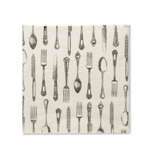 Vintage Cutlery Paper Napkins