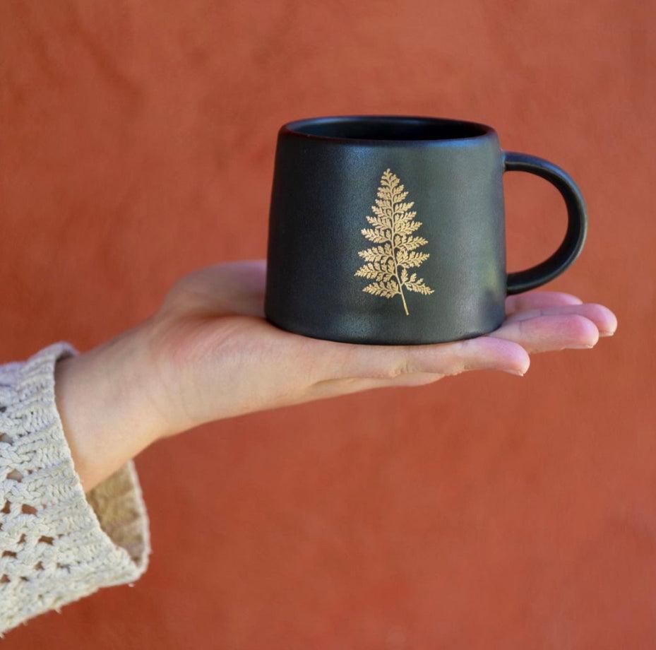 Gilded Fern Mug