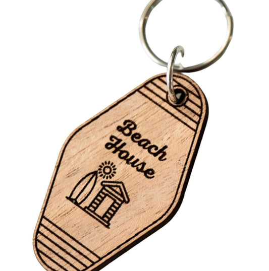 Beach House Keychain