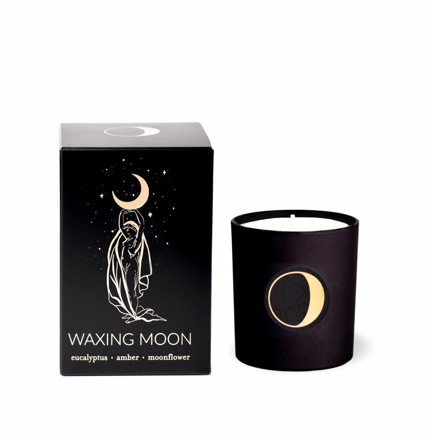 Deuxmoons Waxing Moon Candle