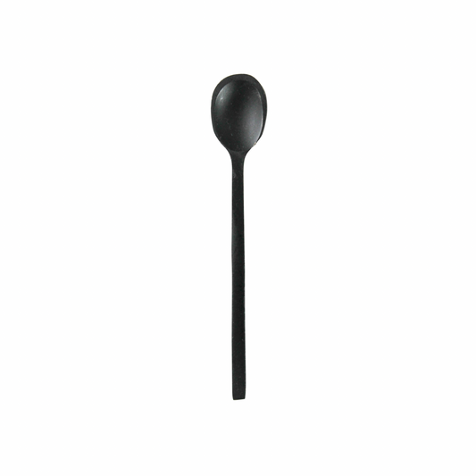 Matte black iron cocktail spoon