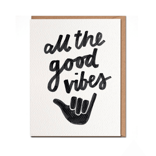 Good Vibes Greeting Card